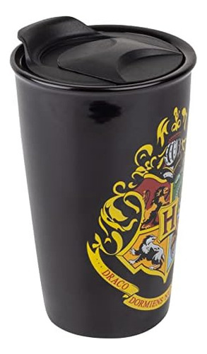 Harry Potter Hogwarts - Taza De Café De Viaje, 14 Oz, Vaso D