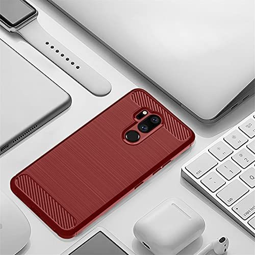 Funda Para LG G7 Thinq Color Rojo Con Protector De Pantalla