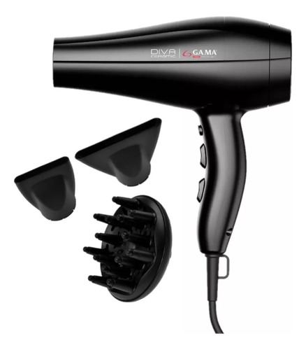  Secadora De Cabello Gama Diva Motor Ac Profesional 2300w