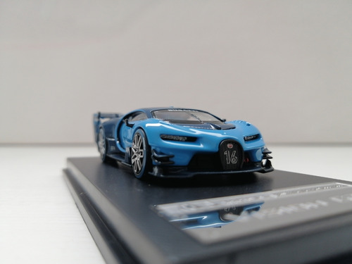 Mj Model Bugatti Vision Grand Turismo Escala 1:64 Azul Claro (Usado)