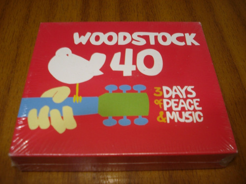 Box Cd Woodstock / 40 Years (nuevo Y Sellado) Europeo 6 Cd