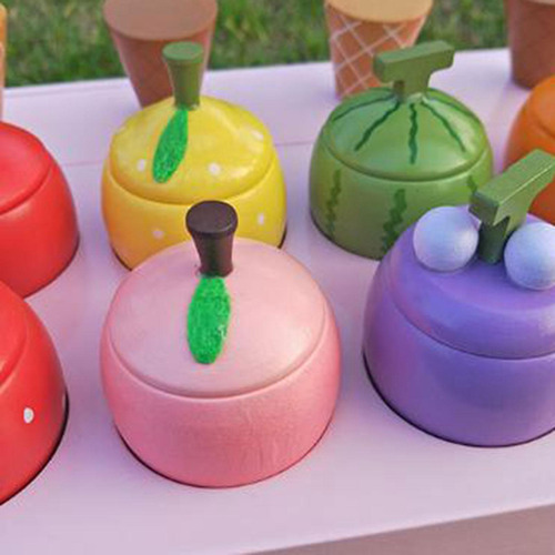 Carrito De Helado De Juguete, Juego De Rol Con Cuchara,