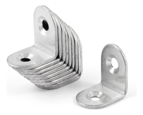 Suporte Angular De 90 Graus, Canto De Metal, 20 Unidades