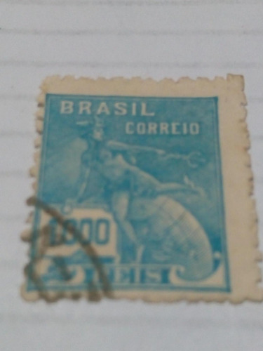 Estampilla De Brasil-1269-         1000 Reis             (7)