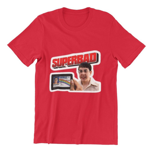 Polera Unisex Superbad Supercool Mclovin Estampado Algodon