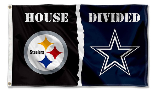 Banderín De Casa Dividida Entre Pittsburgh Steelers Y ...