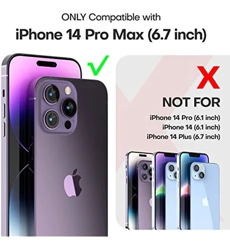 Estuche Tauri [5 En 1] Para 14 Pro Max [no Amarillea], Con 2