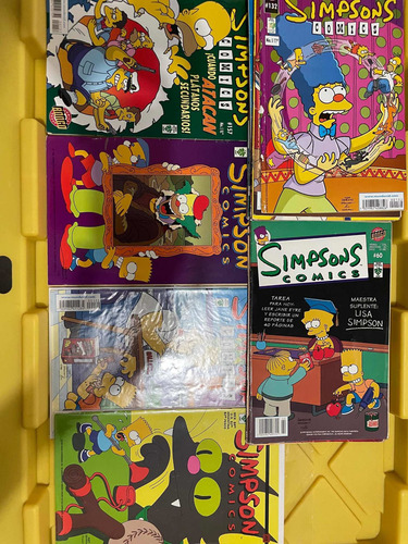 Simpsons Comics Comics De Los Simpsons Muy Raros (Usado)