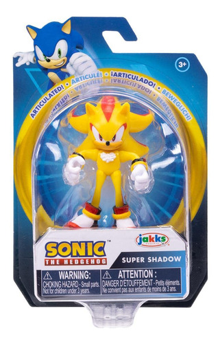 Sonic The Hedgehog Mini Figura De Accin Clsica Super Shadow