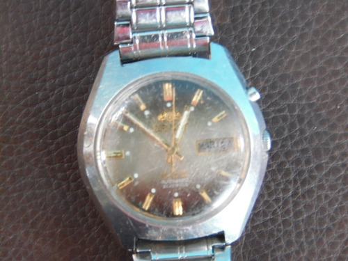 Relógio De Pulso Orient Automatico Calendário Funcionando Ma