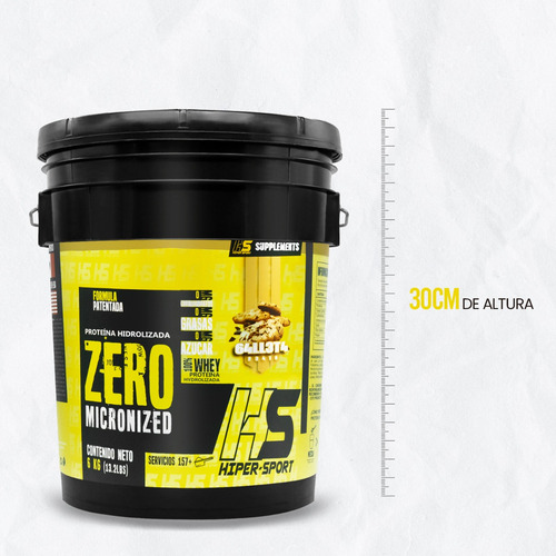 Proteína Whey Hs Hidrolizada Isolate Hiper Sports 6 Kg Drops Galleta