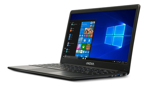 Notebook 8gb Ssd 480gb Intel I7 10ma Enova Windows Cuota Color Negro