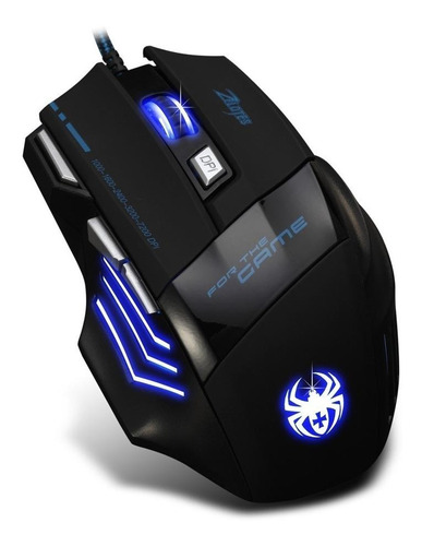 Mouse gamer de juego Zelotes  T80 T80 negro