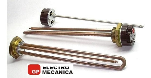 Imagen 3 de 10 de Resistencia Y Termostato Para Termotanque Electrico 2000w