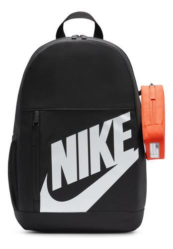 Mochila Con Lapicera Shoe Box Nike Element Negro Hj4186-010 Color negro/naranja/blanco