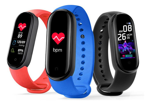 Smarthwatch M5 Pulsera Inteligente Ip67 Resistente Al Agua