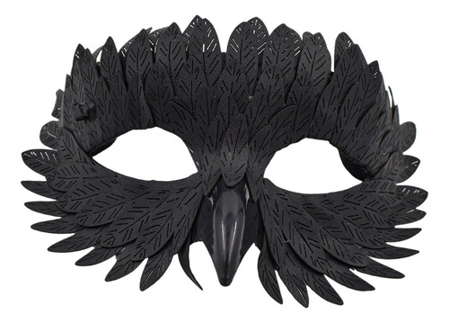 Halloween Decor Feather Eye For Stage Performance Prom Negro