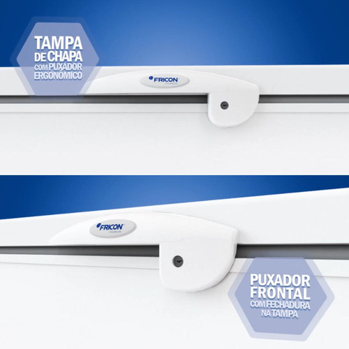 Freezer Horizontal 503 Litros Dupla Ação Hced503 Fricon