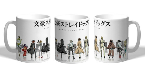 Taza Bungo Stray Dogs De Cerámica