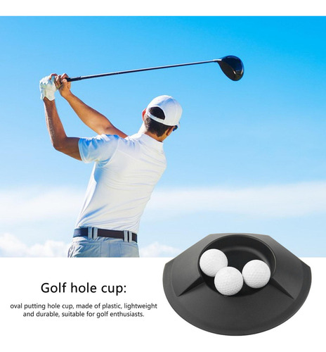 Copa De Hoyos De Golf Agujero De Golf Interior De Ovalada Pa