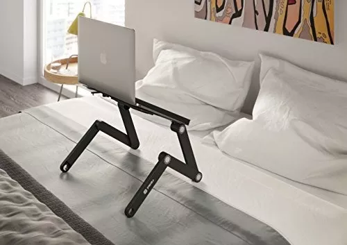 Soporte de mesa para ordenador portátil con diseño ergonómico, plegable y  ajustable, escritorio para Ultrabook, Netbook