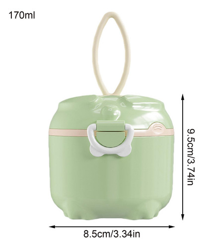 * Envase De Leche En Polvo Del Viaje Portador De Leche En