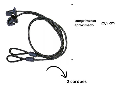 Par Cordão Corda Tampão Bagagito Tracker 2021 2022 2023