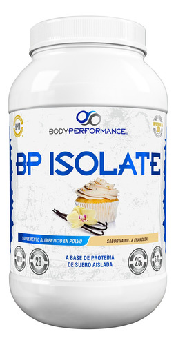 Bodyperformance Proteína Bp Isolate 2 Lb Suero De Leche Sabor Vainilla