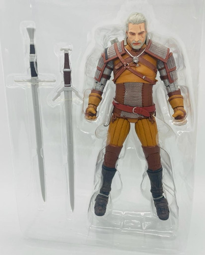 The Witcher Geralt Of Rivia Figure Mcfarlane Gold Label Novo