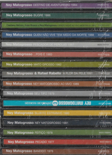 Box Com 17cds - Ney Matogrosso - Camaleão - Lacrados