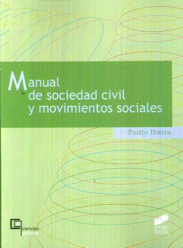 Libro Manual De Sociedad Civil Y Movimientos Sociales De Ped