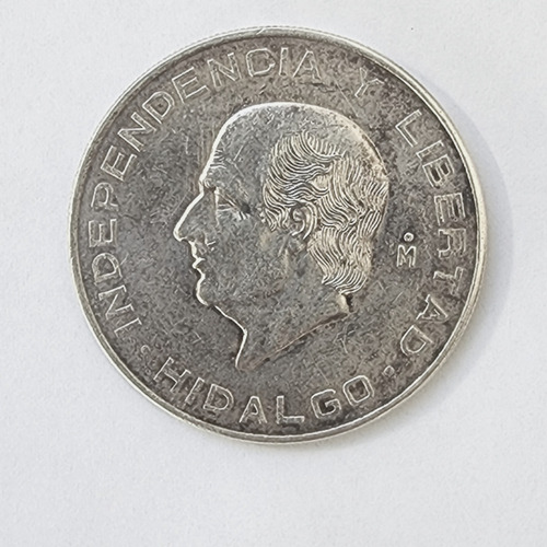 Moneda Hidalgo Independencia Libertad De Diez Pesos, Plata