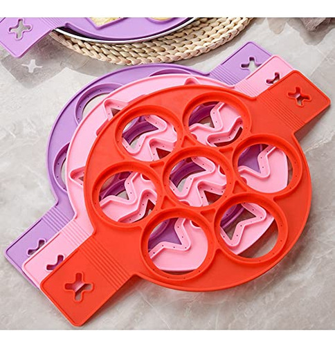 Moldes De Silicona Para Panqueques Antiadherentes - Anillos