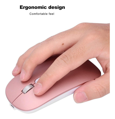 Mause Inalambrico Mouse Recargable 2.4g Ratón Juego Maus