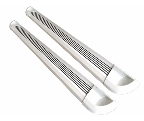 Estribos Aluminio Blanco G2 Bepo P/ Chevrolet S10 2013 2019
