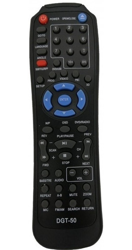 Control Remoto Para Master G Dvd Mdu20 Mdu700tv