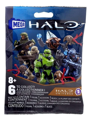 Sobres De Halo Megaconstrux Con 1 Figura Nuevo Sellado C/sob