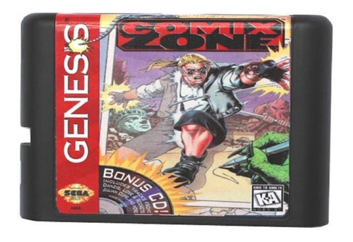 Comix Zone - Mega Drive (cartucho Novo)