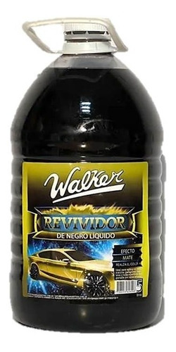 Imagen 1 de 5 de Revividor De Negro Liquido Walker 5 Litros Detail Maranello
