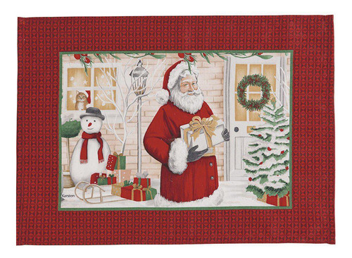 Lugar Americano Karsten 33x45cm Natal Vila Especial