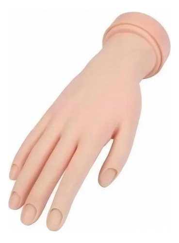 Mão Treino Manicure Unha Gel Natural Porcelana Fibra Acrige