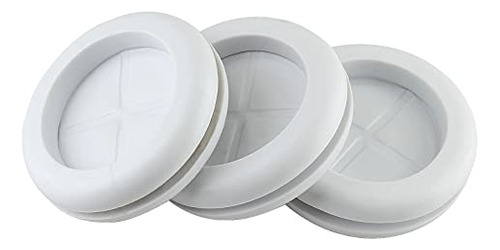Protección De Cables Con Grommet De Goma - Kyuionty 10 Pack