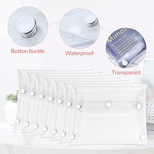 Sobres De Plástico, Carpetas Transparentes, 5 Sobres De Plás