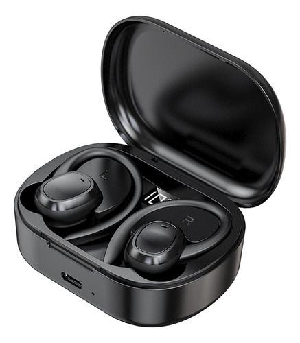 Auriculares Auriculares Ganchos Para Las Orejas Negro