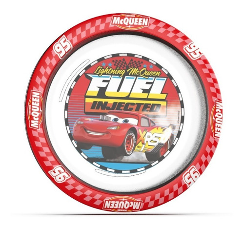 Bowl Infantil Chico Cerealero Cars Rayo Mcqueen Disney