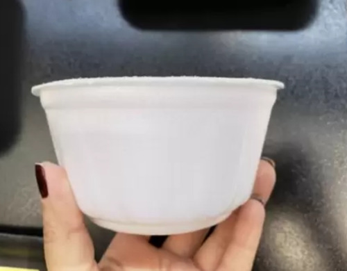 100un Pote Térmico 200ml Cumbuca De Isopor Caldos Sopas Açai