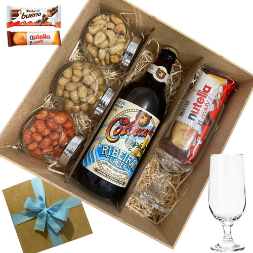 Caixa Presente Cerveja Colorado Kit Chocolate Tira Gosto