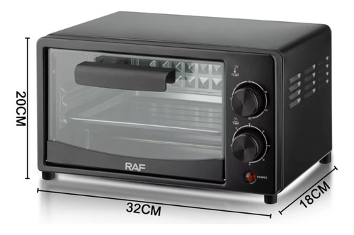 Mini Horno Electrico 12l 800w Blanco R5305w Raf