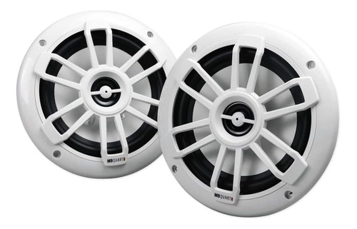 (2)  Nf1-116 6.5  80 Vatios Marina 2-way Coaxial Blanco Alta