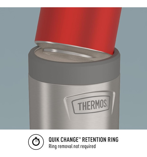 Thermos Icon Series 355 Ml Botella Acero Inoxidable Mate Matte Stainless Steel (slim)